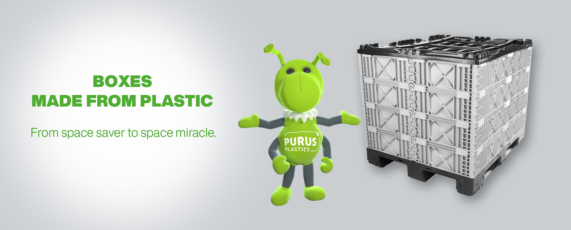 Vario Box and FIDUS mascot on a light gray background