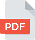 Grau-rotes Icon für PDF